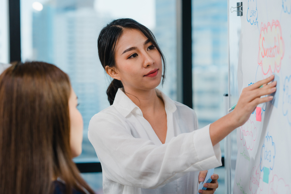 woman-whiteboard