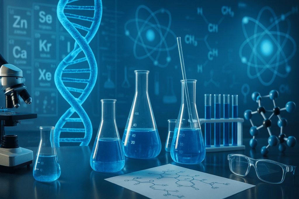test tubes with liquid